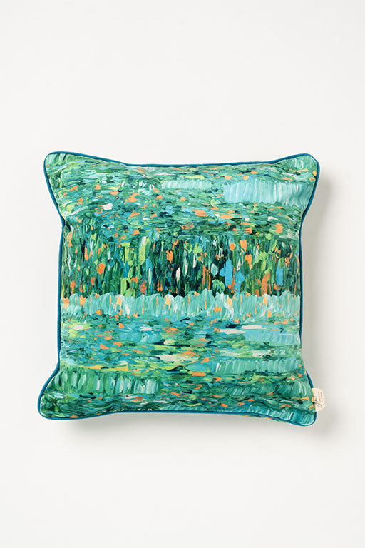 Pillow 20 x 20 with Teal Cording- Grounded in Wonder