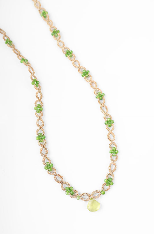 Pascale necklace- green