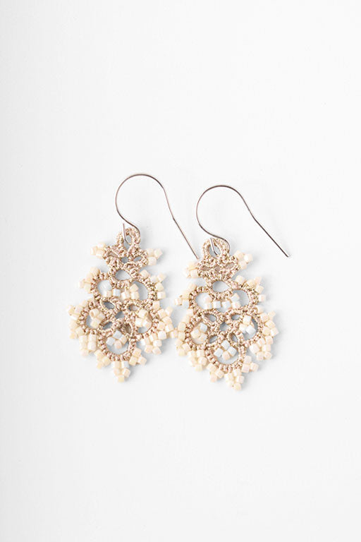 Rachelle Earrings- cream